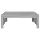 sofabord 100x100x35 cm konstrueret træ grå sonoma-eg