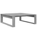 sofabord 100x100x35 cm konstrueret træ grå sonoma-eg