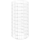 gabionsøjle Ø50x100 cm galvaniseret stål rund