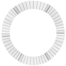 gabionsøjle Ø100x100 cm galvaniseret stål rund