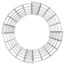 rundt gabion-havebede 3 stk. Ø30x50 cm galvaniseret stål