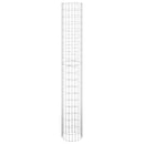 rundt gabion-havebede 3 stk. Ø30x200 cm galvaniseret stål