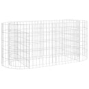 gabion-højbed 120x50x50 cm galvaniseret jern