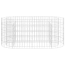 gabion-højbed 120x50x50 cm galvaniseret jern