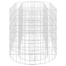 gabion-højbed 120x50x50 cm galvaniseret jern