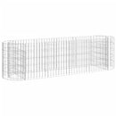 gabion-højbed 190x50x50 cm galvaniseret jern