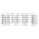gabion-højbed 190x50x50 cm galvaniseret jern
