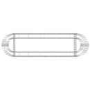 gabion-højbed 190x50x50 cm galvaniseret jern