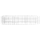 gabion-højbed 260x50x50 cm galvaniseret jern