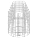 gabion-højbed 260x50x50 cm galvaniseret jern