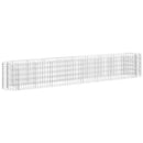 gabion-højbed 330x50x50 cm galvaniseret jern