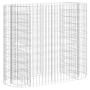 gabion-højbed 120x50x100 cm galvaniseret jern