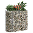 gabion-højbed 120x50x100 cm galvaniseret jern