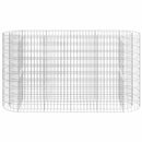 gabion-højbed 190x50x100 cm galvaniseret jern