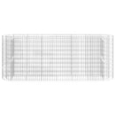 gabion-højbed 260x50x100 cm galvaniseret jern