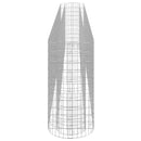 gabion-højbed 470x50x100 cm galvaniseret jern