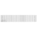 gabion-højbed 540x50x100 cm galvaniseret jern