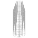gabion-højbed 540x50x100 cm galvaniseret jern