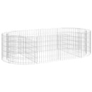 gabion-højbed 200x100x50 cm galvaniseret jern