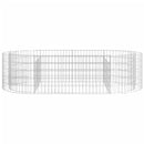 gabion-højbed 200x100x50 cm galvaniseret jern