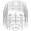gabion-højbed 200x100x50 cm galvaniseret jern