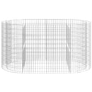 gabion-højbed 200x100x100 cm galvaniseret jern