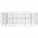 gabion-højbed 300x100x100 cm galvaniseret jern
