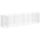 gabion-højbed 400x100x100 cm galvaniseret jern