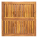 bistrobord 75x75x110 cm massivt akacietræ