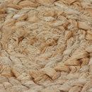 gulvtæppe 180 cm flettet jute rundt