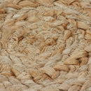 tæppe flettet design jute 210 cm rund