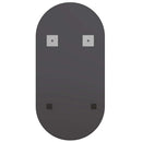 spejl med LED-lamper 40x20 cm oval glas