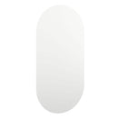 spejl med LED-lamper 60x30 cm oval glas