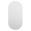 spejl med LED-lamper 60x30 cm oval glas