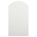 spejl med LED-lamper 70x40 cm buet glas
