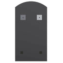 spejl med LED-lamper 90x45 cm buet glas