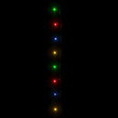 LED-lyskæde med 600 LED'er 60 m PVC flerfarvet