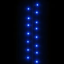 kompakt LED-lyskæde 3000 LED'er 65 m PVC blåt lys
