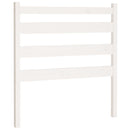 sengegærde 106x4x100 cm massivt fyrretræ hvid