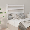 sengegærde 106x4x100 cm massivt fyrretræ hvid