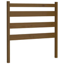 sengegavl 106x4x100 cm massivt fyrretræ gyldenbrun