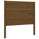 sengegærde 81x4x100 cm massivt fyrretræ gyldenbrun