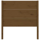 sengegærde 81x4x100 cm massivt fyrretræ gyldenbrun