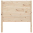 sengegærde 96x4x100 cm massivt fyrretræ