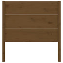 sengegærde 106x4x100 cm massivt fyrretræ gyldenbrun