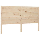 sengegærde 206x4x100 cm massivt fyrretræ