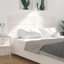 sengegærde 206x4x100 cm massivt fyrretræ hvid