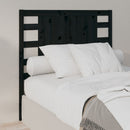 sengegærde 96x4x100 cm massivt fyrretræ sort