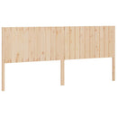 sengegavl 205,5x4x100 cm massivt fyrretræ