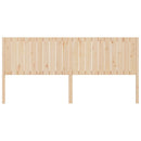 sengegavl 205,5x4x100 cm massivt fyrretræ